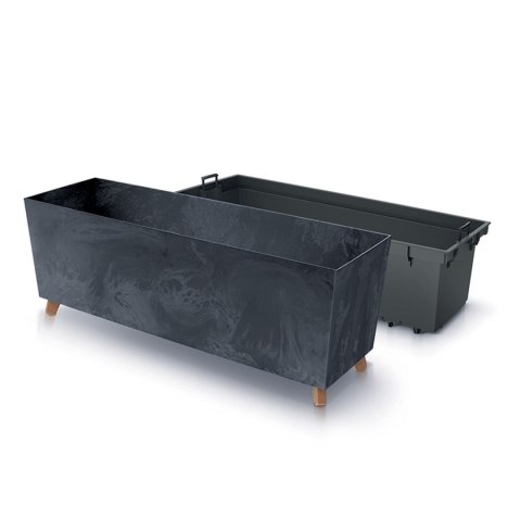 Doniczka URBI CASE BETON EFFECT N DUC800NE - antracytowy