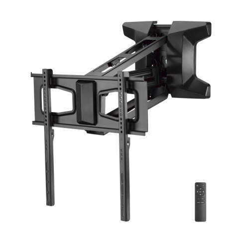Uchwyt elektryczny do TV nad kominek Maclean, max VESA 600x400, pilot wifi, 37"-70", max 35kg, MC-891