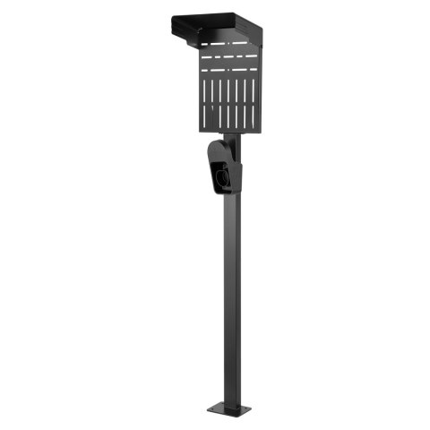 Zewnętrzny stojak do ładowarek samochodowych EV oraz PHEV Maclean, stalowy, 15kg max, MCE456