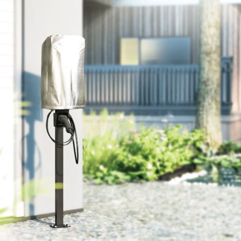 Zewnętrzny stojak do ładowarek samochodowych EV oraz PHEV Maclean, stalowy, 15kg max, MCE456