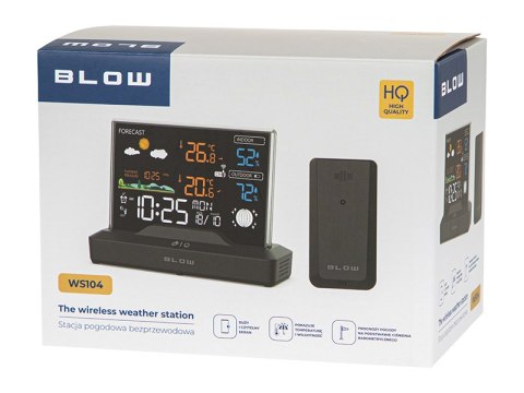 50-386# Stacja pogodowa bezprzewodowa blow ws104 czarna