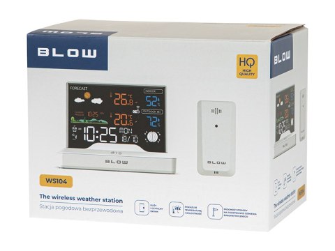 50-387# Stacja pogodowa bezprzewodowa blow ws104 biała
