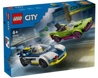 Klocki city 60415 pościg radiowozu za muscle carem