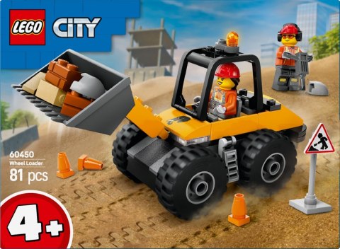 Klocki city 60450 Żółta ładowarka kołowa