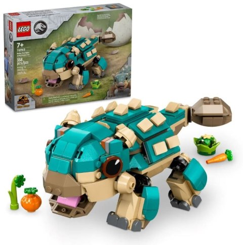 Klocki jurassic world 76962 mały ankylozaur bumpy