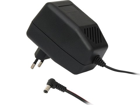0434# Zasilacz stabilizowany 9v/500ma (-) 2,1/5,5 abas