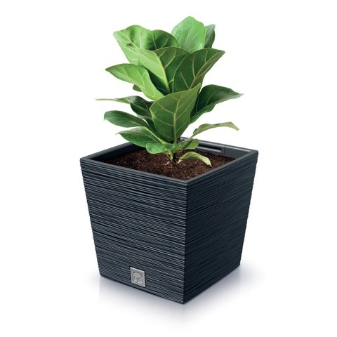 Doniczka FURU SQUARE LOW DFS300 - antracytowy
