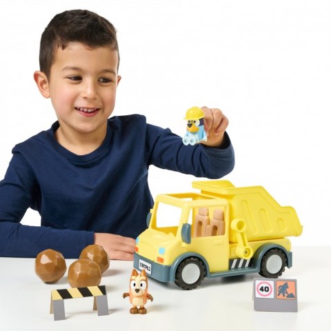 Zestaw figurek bluey wywrotka z 2 figurkami