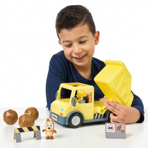 Zestaw figurek bluey wywrotka z 2 figurkami