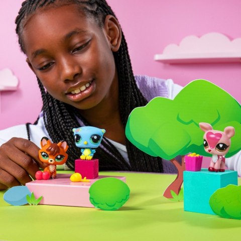 Zestaw figurek littlest pet shop g7 s3 pet trios tuba 3-pak