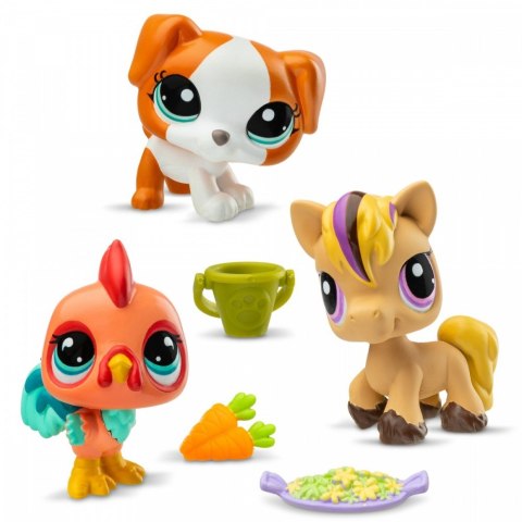 Zestaw figurek littlest pet shop g7 s3 pet trios tuba 3-pak