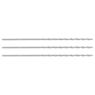 Wiertło do metalu HSS, DIN 340, przedłużane, 1 mm, 3 szt.