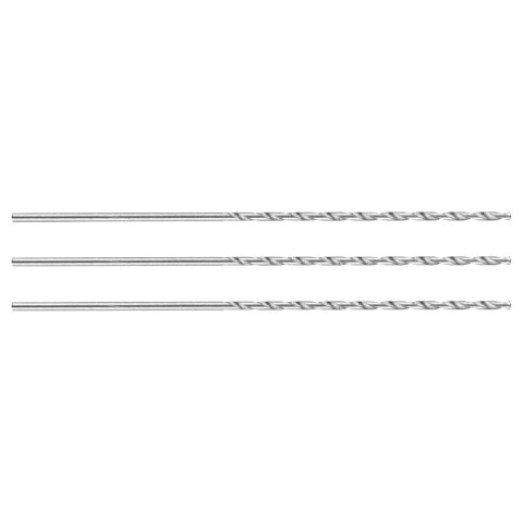 Wiertło do metalu HSS, DIN 340, przedłużane, 1 mm, 3 szt.