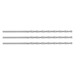 Wiertło do metalu HSS, DIN 340, przedłużane, 2 mm, 3 szt.