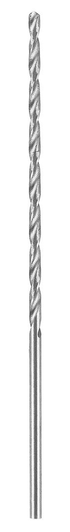 Wiertło do metalu HSS, DIN 340, przedłużane, 2 mm, 3 szt.