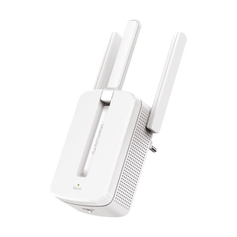Repreater - wzmacniacz sygnału bezprzewodowego MW300RE V3, 300 Mb/s, 802.11n/g/b, 3 anteny / MERCUSYS
