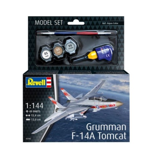Model plastikowy set grumman f-14a tomcat 1/144
