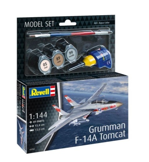Model plastikowy set grumman f-14a tomcat 1/144