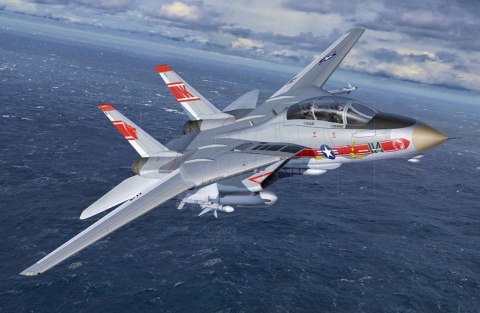 Model plastikowy set grumman f-14a tomcat 1/144