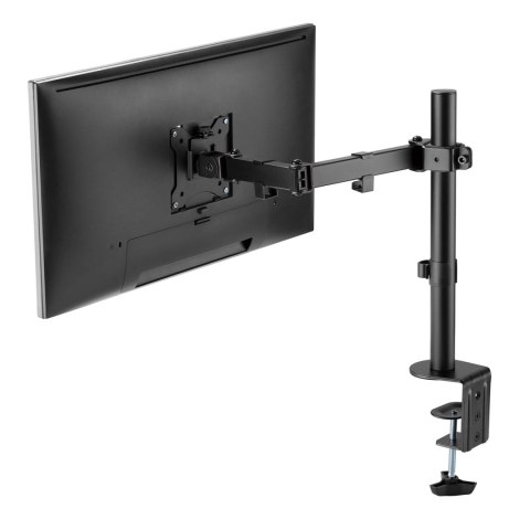 Uchwyt biurkowy do monitora LCD Maclean, podwójne ramię, VESA 75x75 oraz 100x100, 17-32", 8kg, MC-883