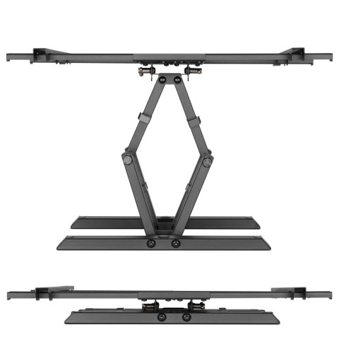 Uchwyt do telewizora Maclean, max VESA 600x400, 37-85", 60kg, czarny, MC-881