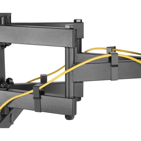 Uchwyt do telewizora Maclean, max VESA 600x400, 37-85", 60kg, czarny, MC-881