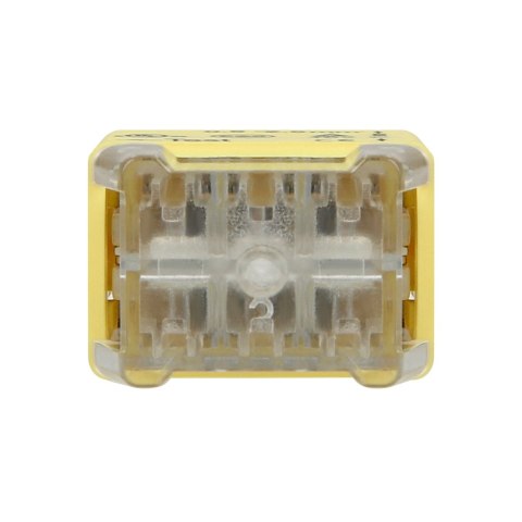 Złączka instalacyjna wciskana 6-przewodowa; dwurzędowa; na drut 0,75-2,5mm?; IEC 300V/24A 50 szt.