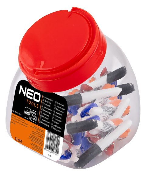 Mini marker, 4 kolory, wielokrotność 80 szt.