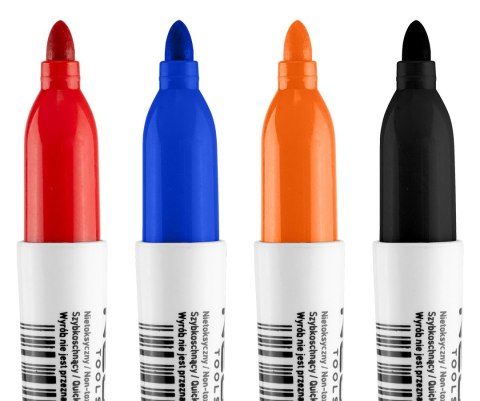 Mini marker, 4 kolory, wielokrotność 80 szt.