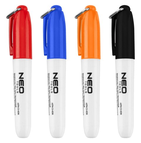 Mini marker, 4 kolory, wielokrotność 80 szt.
