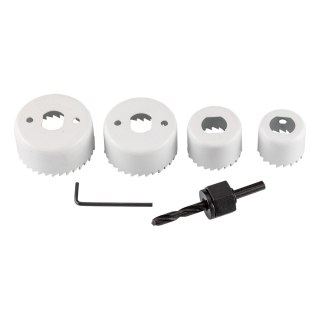 Otwornice z adapterem, 32-54 mm, zestaw 6 szt.