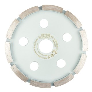 Tarcza diamentowa szlifierska, 1 segment, 125 x 22.2 mm, na sucho