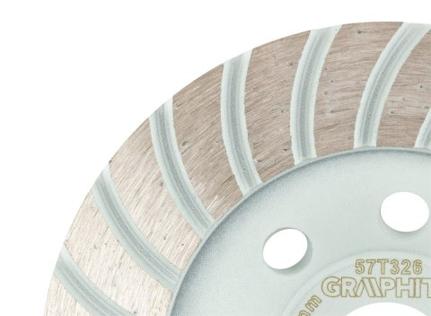 Tarcza diamentowa szlifierska, turbo, 115 x 22.2 mm, na sucho