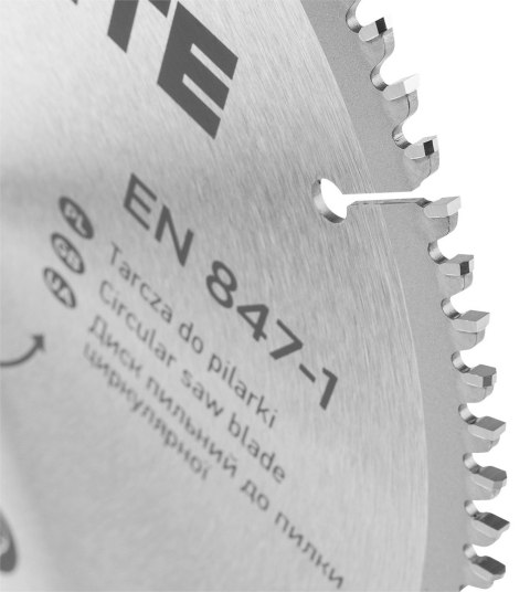Tarcza do pilarki, widiowa, 250 x 30 mm, 100 zębów, do aluminium