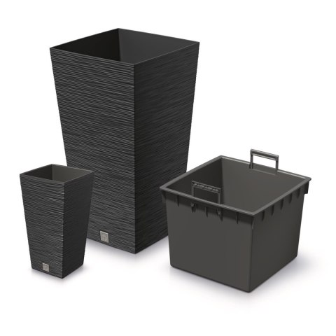 Doniczka FURU SQUARE DFSH240 - antracytowy