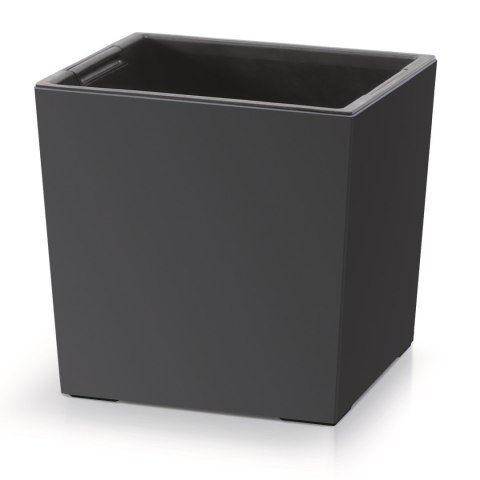 Doniczka URBI SQUARE LOW DURS300L - antracytowy