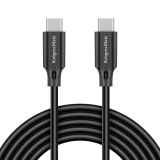 Kabel USB typu C - USB typu C 100 W 1 m Kruger&Matz Basic