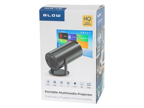 79-705# Projektor przenośny blow androidtv hd cinema black