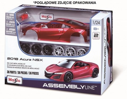 Model metalowy lamborghini aventador 1:24 do składania