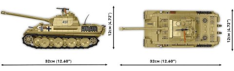 Klocki panzer v panther g pudel 1133 klocków