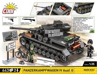 Klocki panzerkampfwagen iv ausf. g 643 klocków