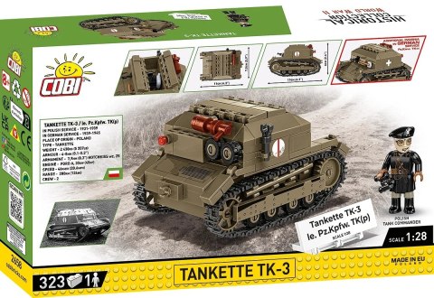 Klocki tankietka tk-3 323 klocków