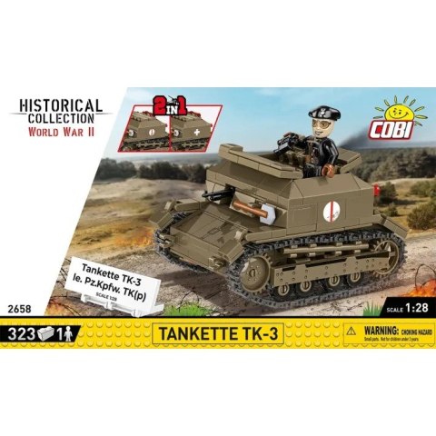 Klocki tankietka tk-3 323 klocków