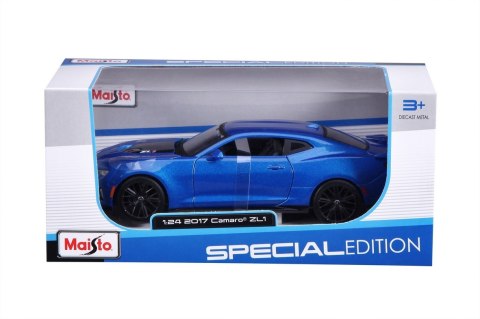 Model kompozytowy chevrolet camaro zl1 2017 niebieski 1/24