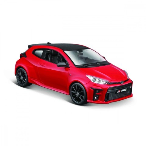 Model metalowy toyota yaris 2021 czerwony 1/24