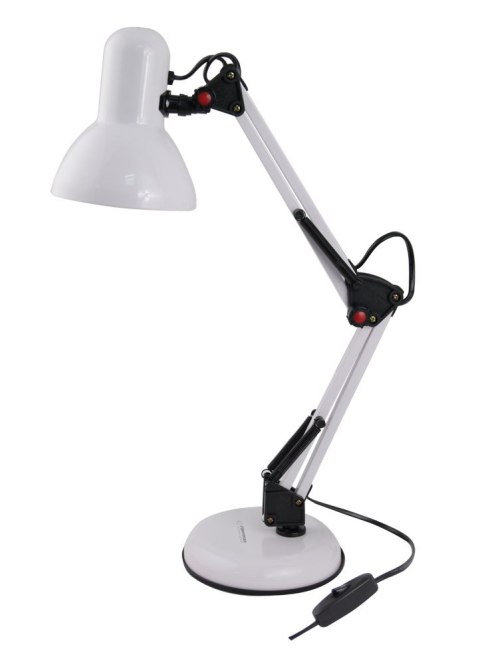 ELD112W Esperanza lampka biurkowa e27 avior biała