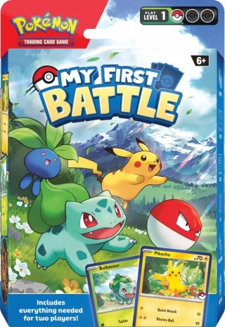 Karty my first battle pikachu/bulbasaur