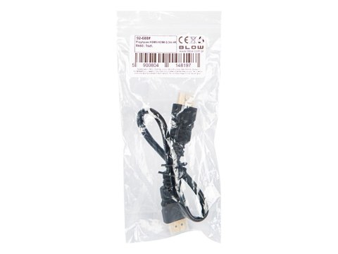 92-688# Przyłącze hdmi-hdmi 0,3m 4k