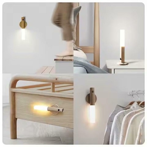 ZD155 Bezprzewodowa lampka led z czujnikiem ruchu ciepła biała