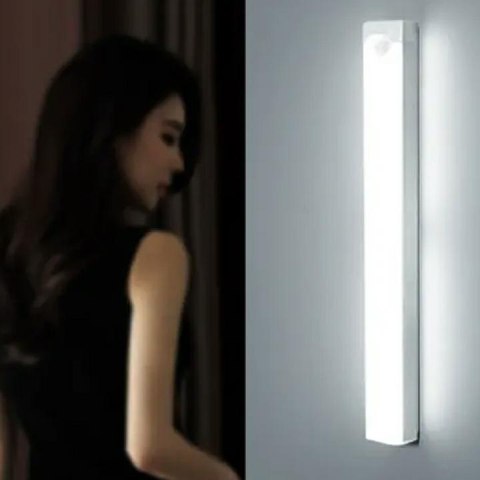 ZD160 Lampka led z czujnikiem ruchu zimna biała